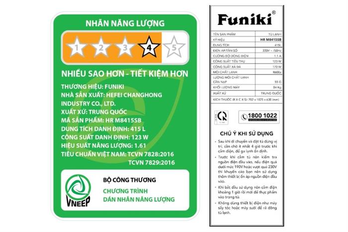 Tủ lạnh Funiki Inverter 415 lít Multi Door HR M8415SB